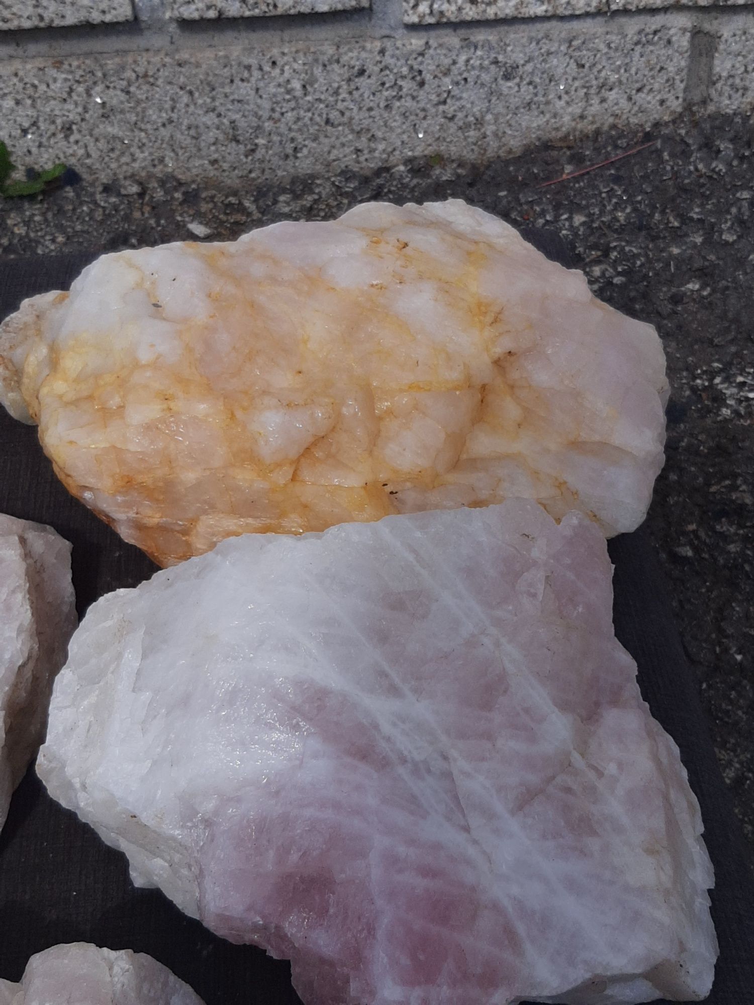 Lote de  Pedras de Quartzo rosa