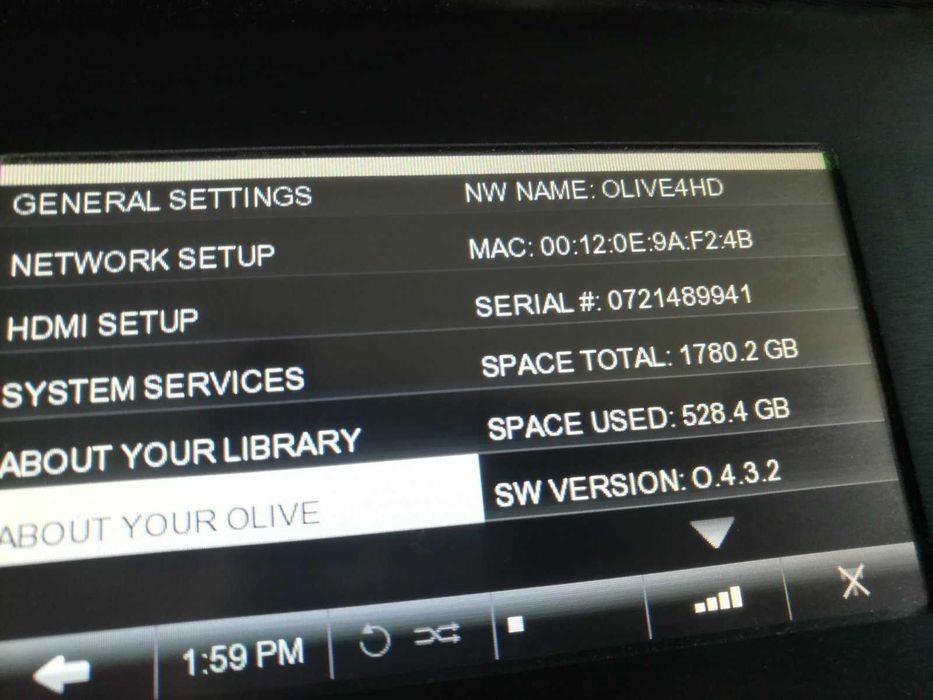Olive 04 hd Music Server