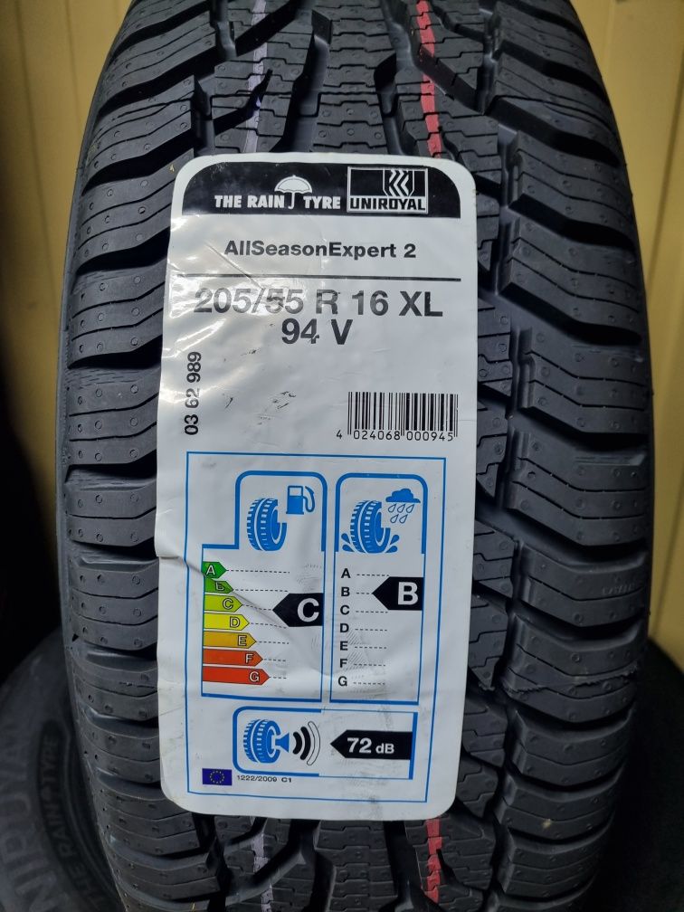 2szt 205/55r16 Nowe Uniroyal AllSeasonExpert 2 Opony Całoroczne