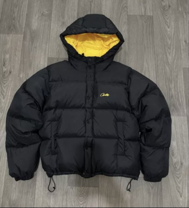 Чоловічий Пуховик Corteiz Bolo V2 Puffer Jacket - Medium -Black