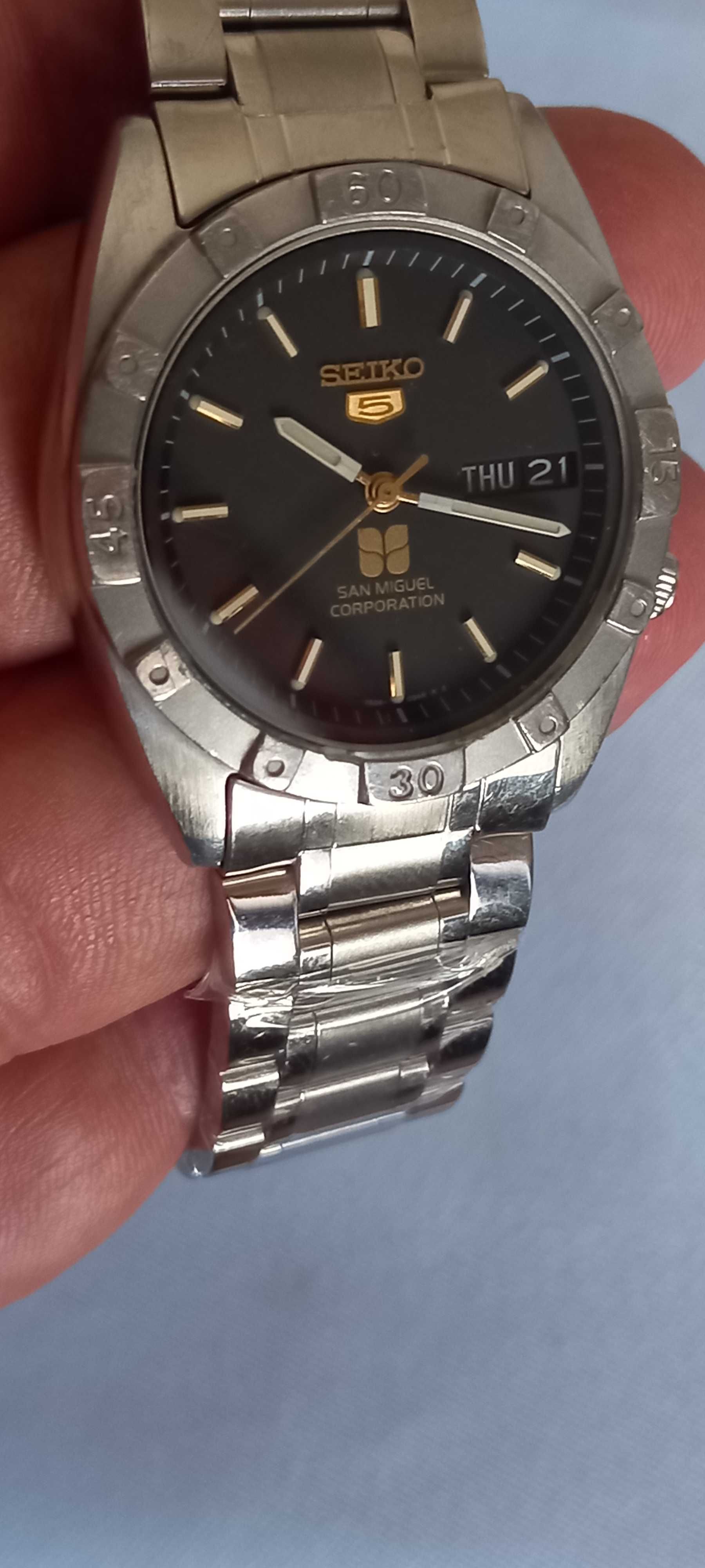 Relógio Seiko 5 Automático Original San Miguel Corporation