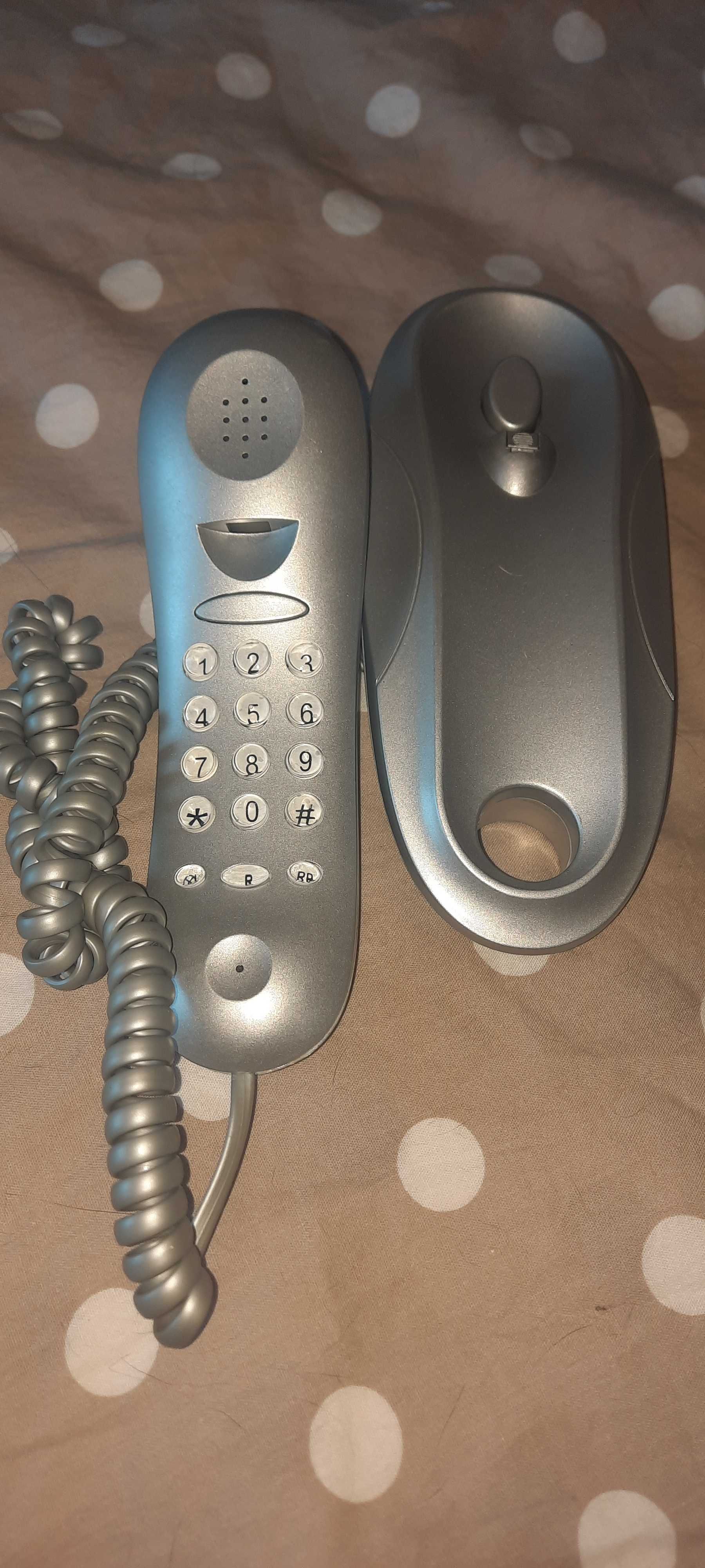 Vendo Telefone Fixo Prateado