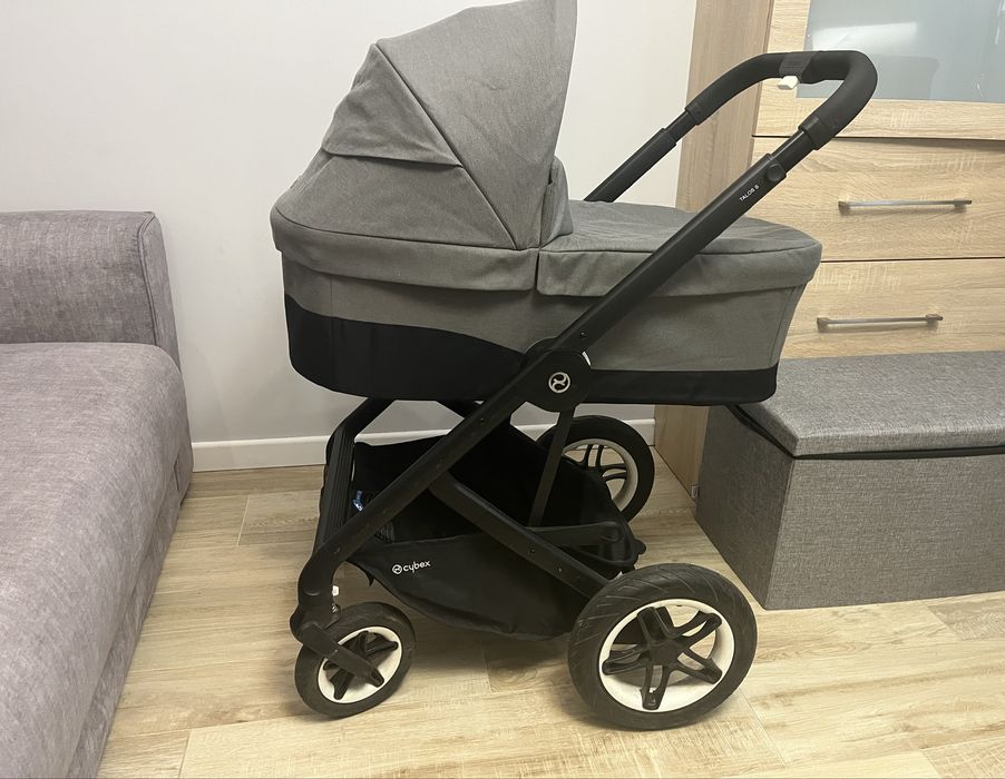 Wózek Cybex Talos S Lux - 2w1, gondola i spacerówka, Super stan, szary