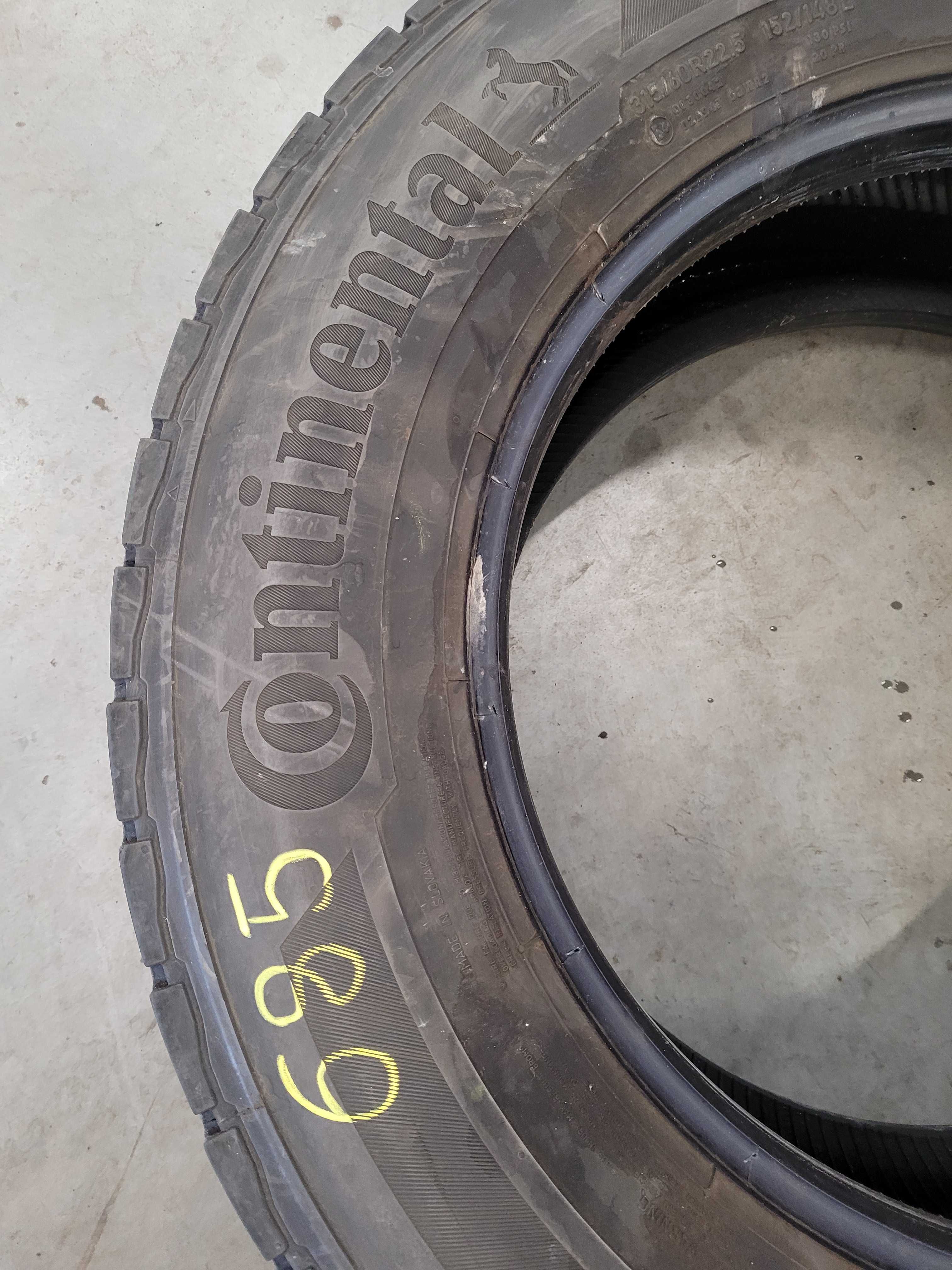 Opona Continental 315/60 R 22,5 Ciężarowe