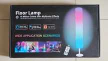NOWA Inteligentna lampa stojąca RGB, nowoczesna, synchronizacja muzyki