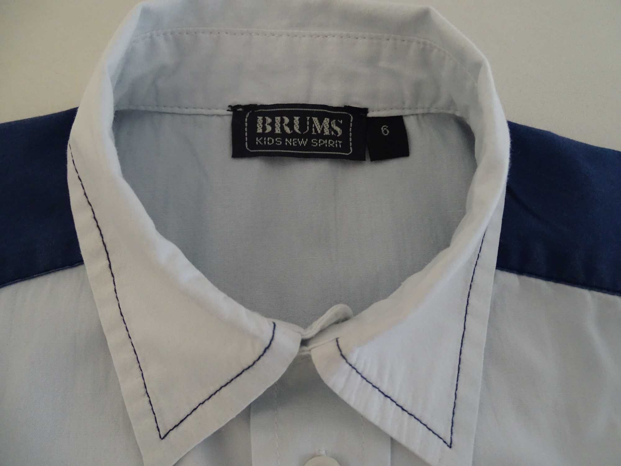 Camisa Brums (azul-branco) 6 anos