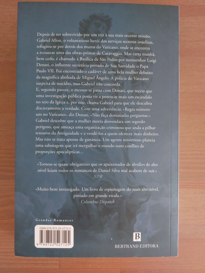 L " O Anjo Caido " 1ª Ed. Daniel Silva (Ed. Regular/ Como Novo)