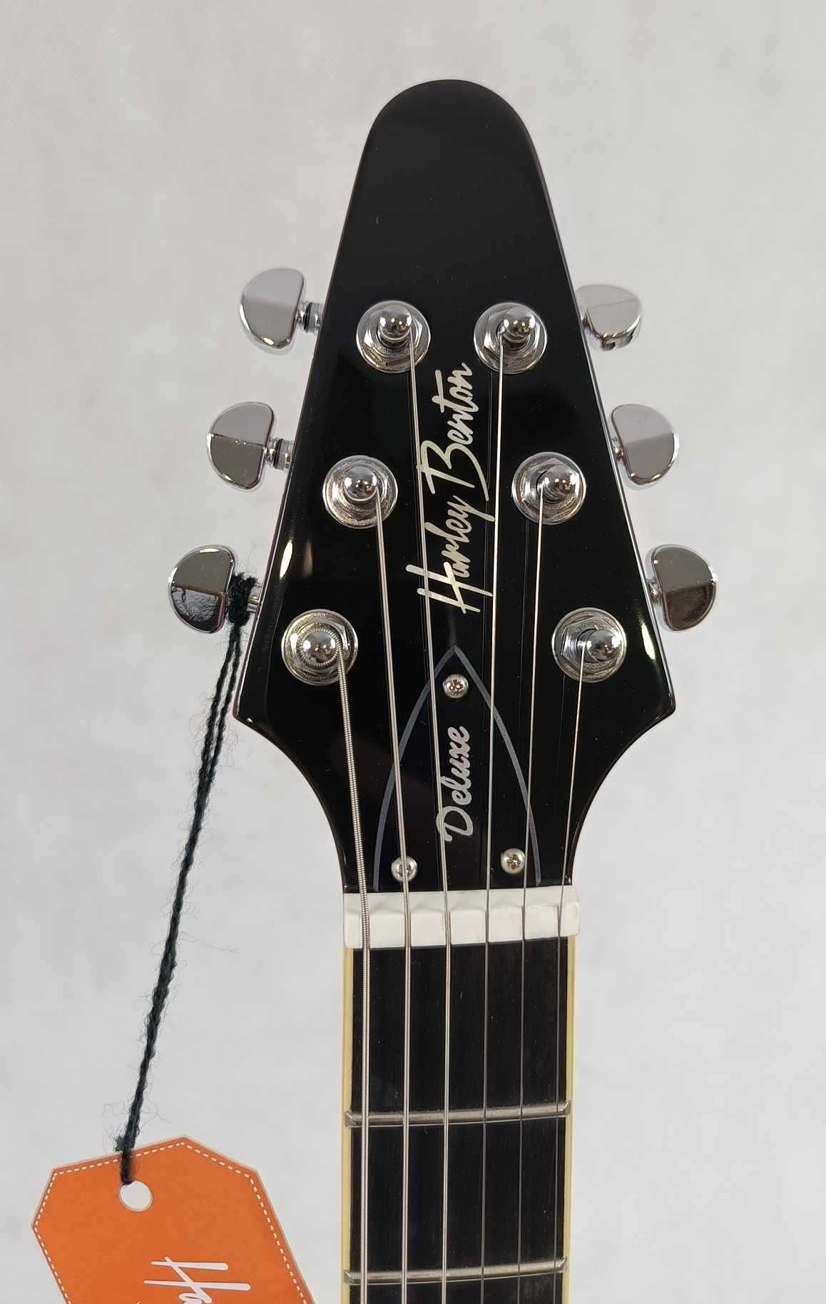 Gitara elektryczna Harley Benton BM-75 Trans Red Deluxe-typ Brian May