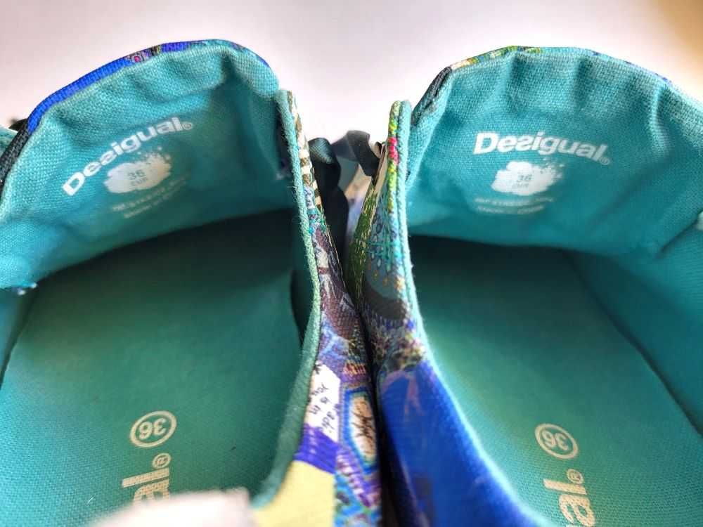 DESIGUAL buty sportowe śliczne tenisówki sneakersy rozmiar 36