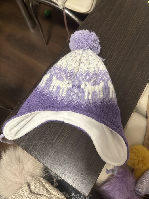 Тепла шапочка на флісі