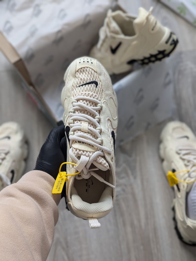 Nike Air Zoom Spiridon Cage 2 Stussy Fossil (кроссовки найк