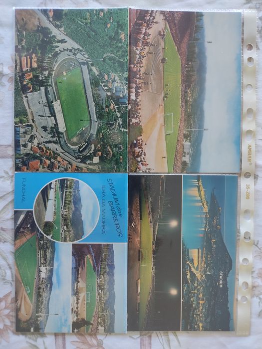 Postais do estádio do Marítimo, Funchal, Madeira