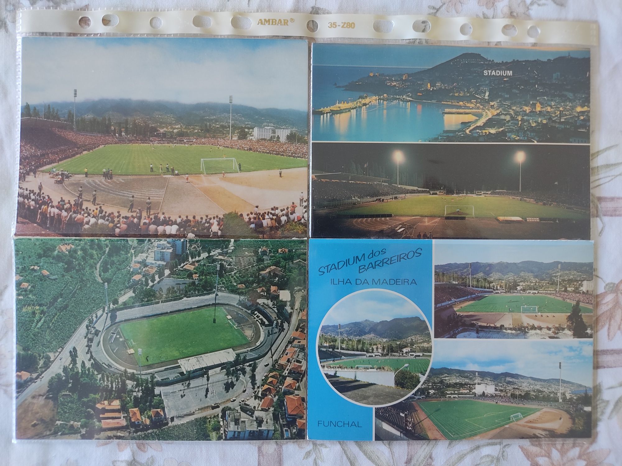 Postais do estádio do Marítimo, Funchal, Madeira
