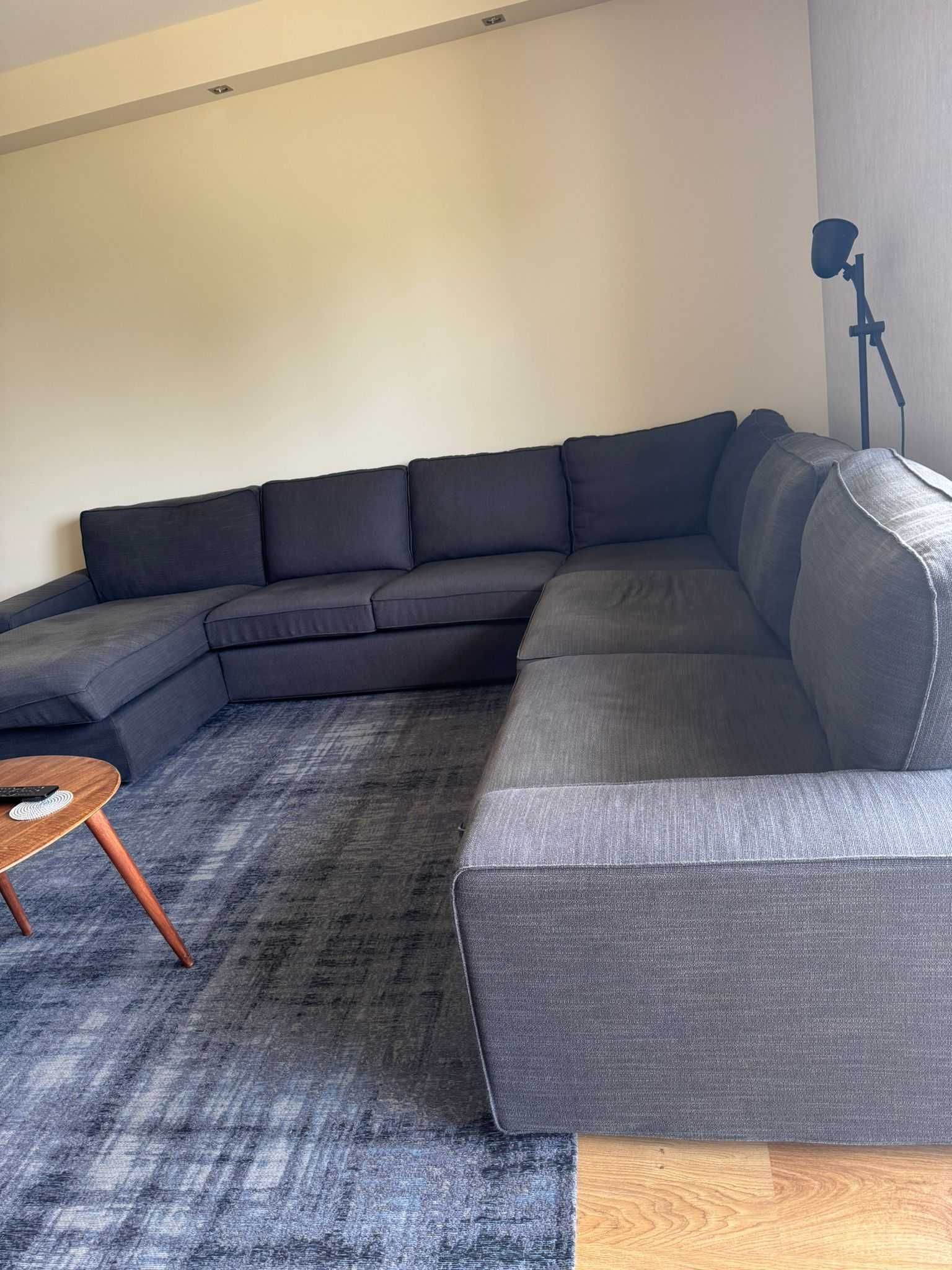 Sofá de canto com chaise longue