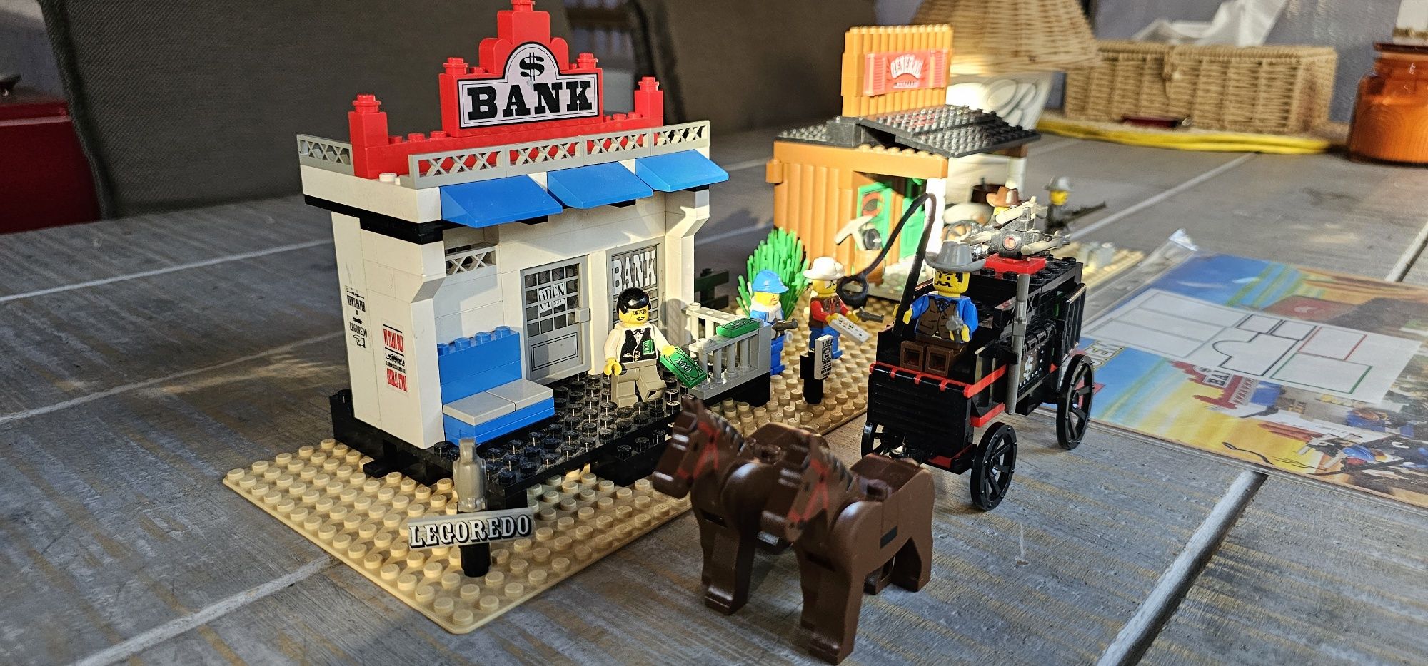 Lego 6765 western kowboje indianie legoredo bank