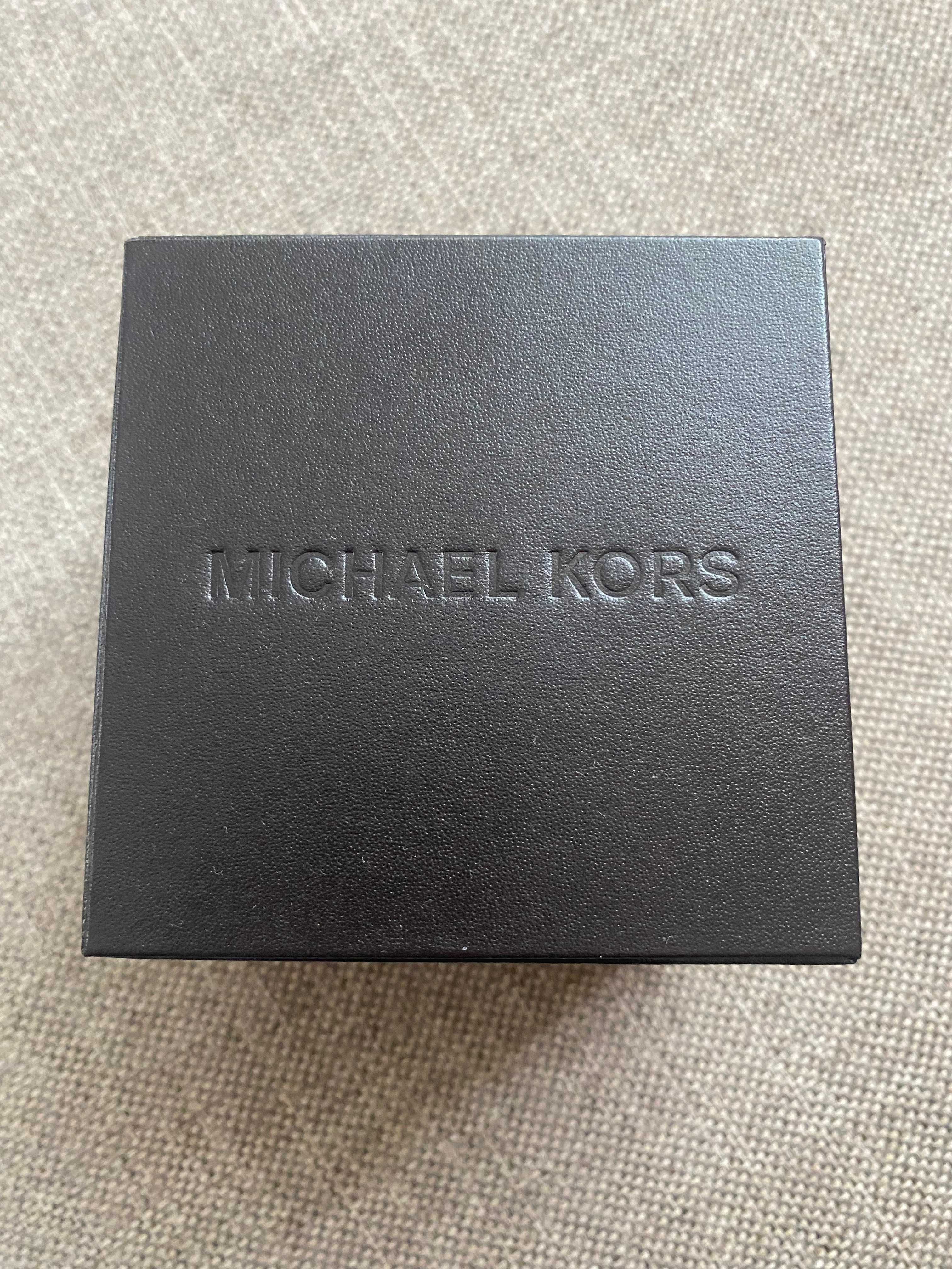 Michael Kors mk8161 zegarek męski czarny na bransolecie 45mm kwarcowy