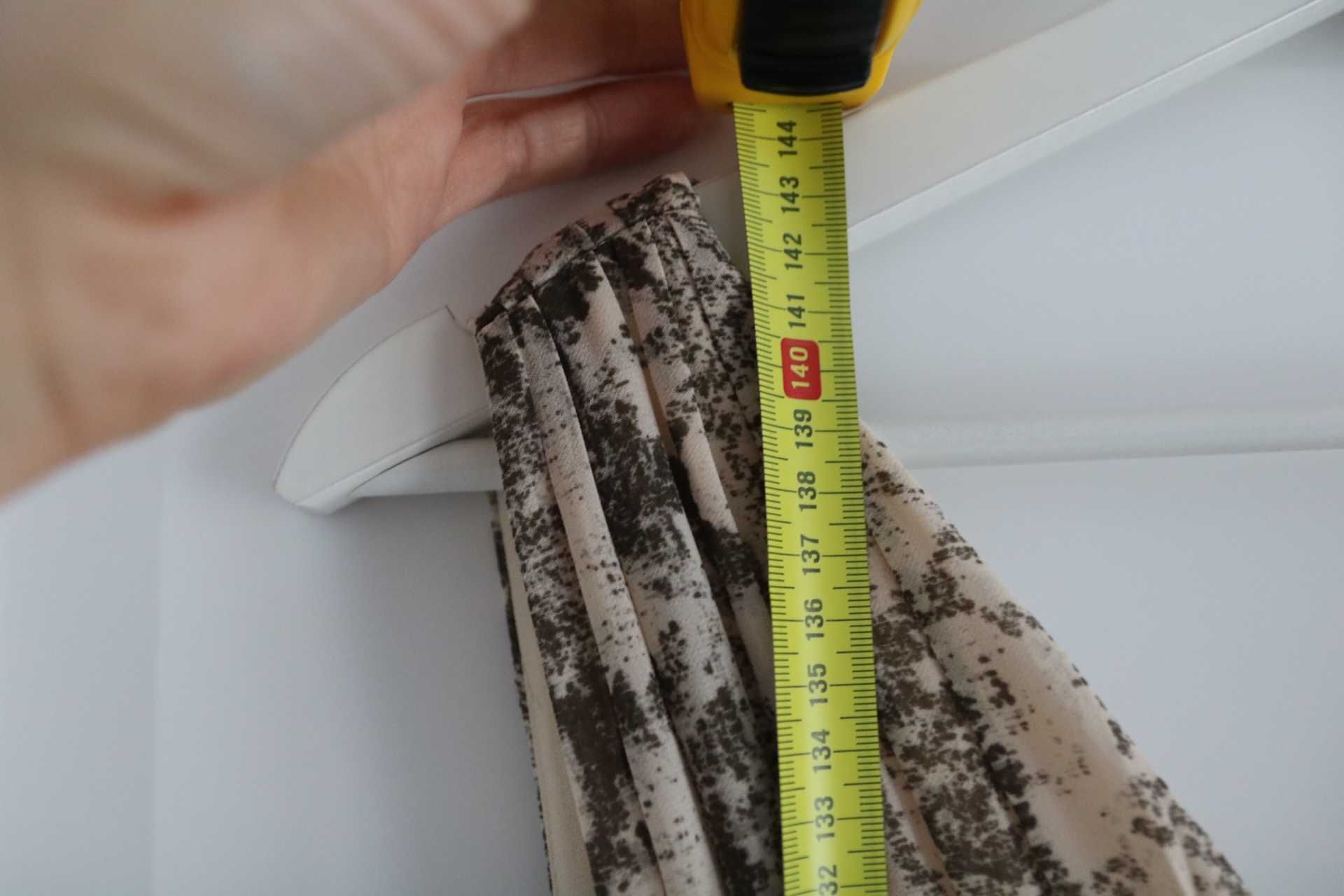 Sukienka długa maxi H&M wężowy wzór r. 36