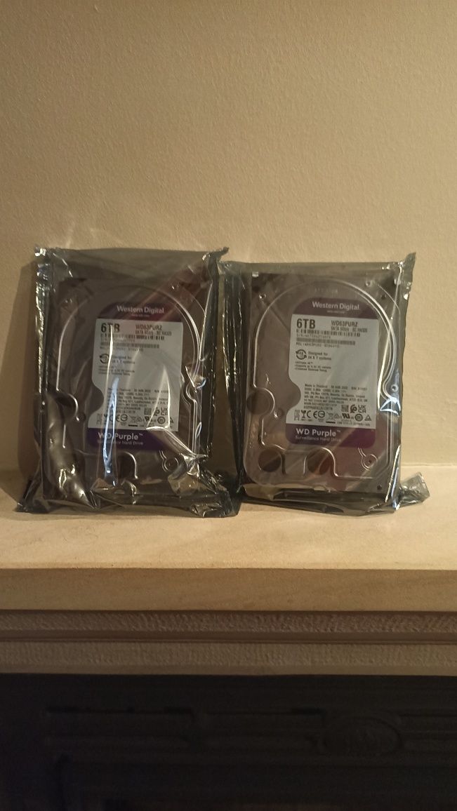 3x Discos Rígidos 6Tb WD Purple