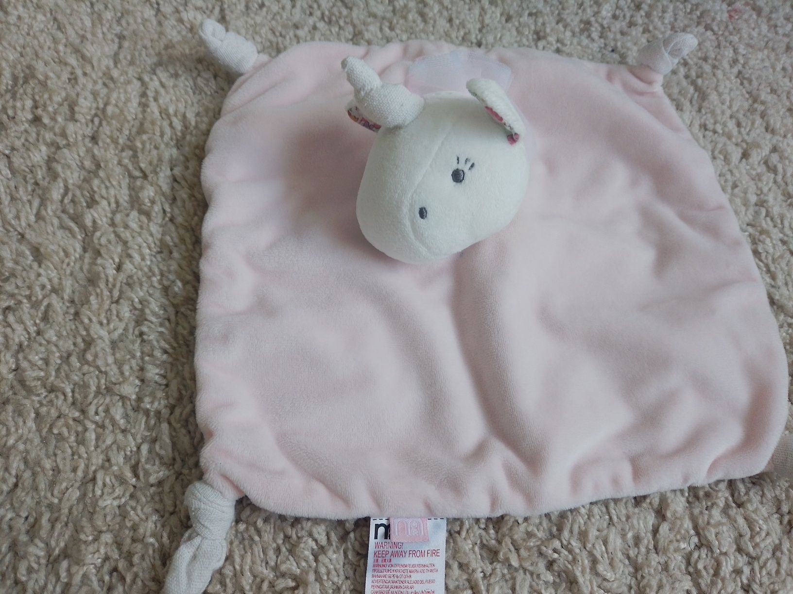 Мягкая игрушка комфортер,платочек для новорожденных