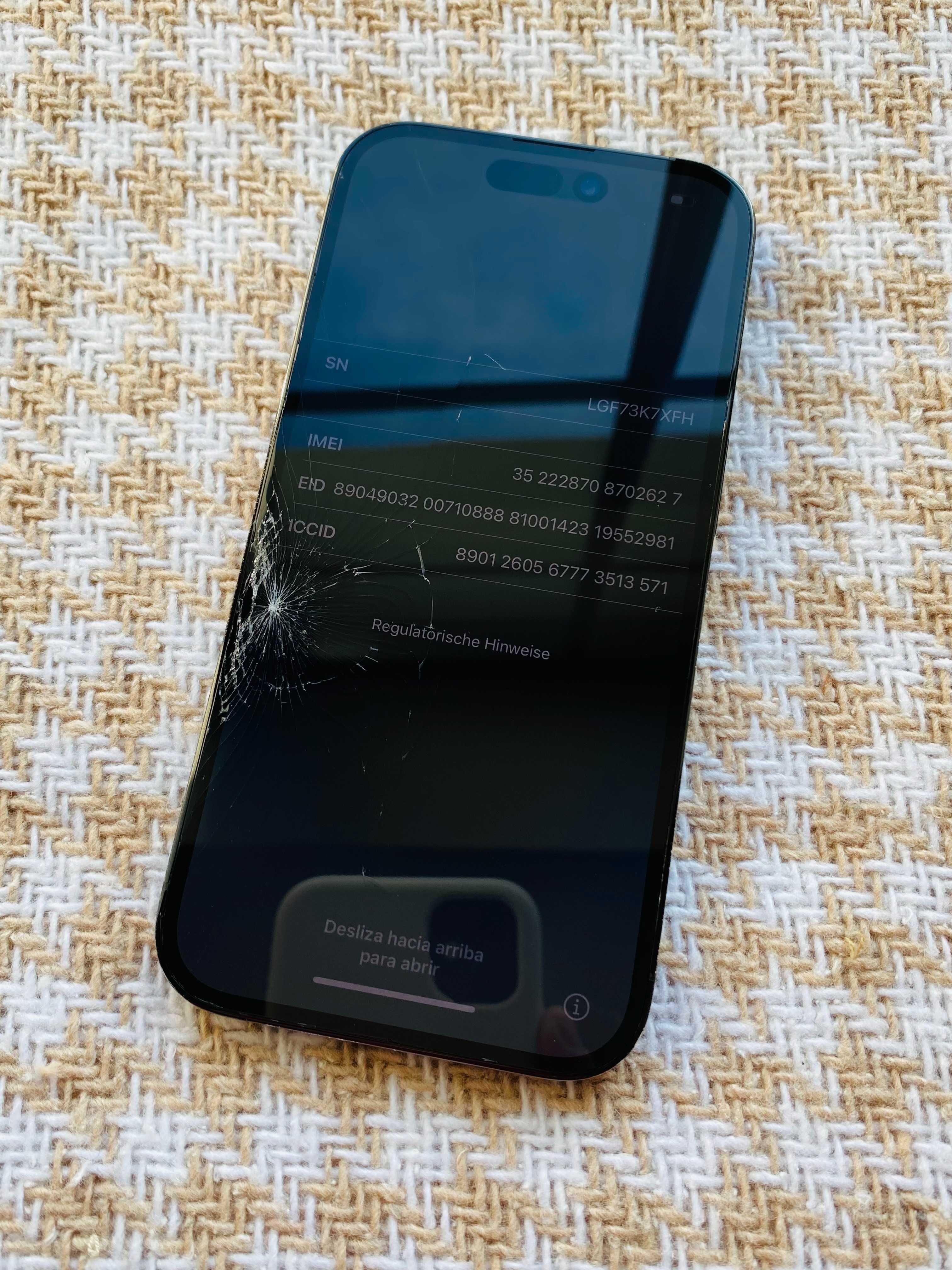 IPHONE 14 PRO 128Gb Black iCloud на деталі ( 32094)