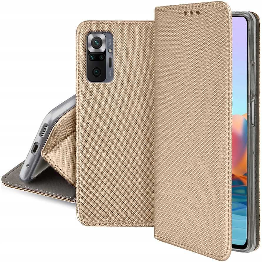 Etui Smart Magnet do Xiaomi Redmi Note 10 Pro + Szkło Hartowane