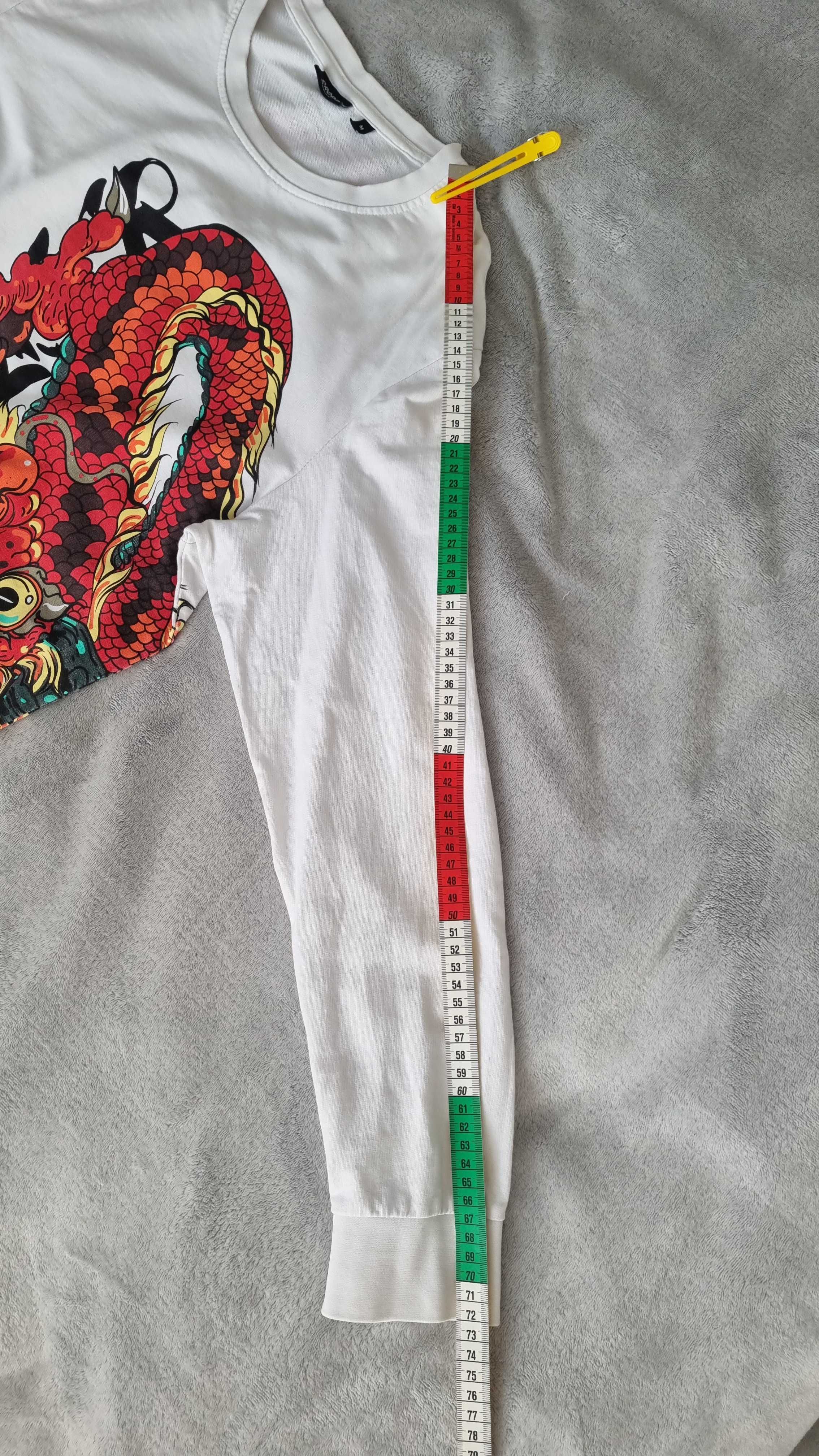 Koszulka z długim ręawem / longsleeve smok Cropp rozmiar M