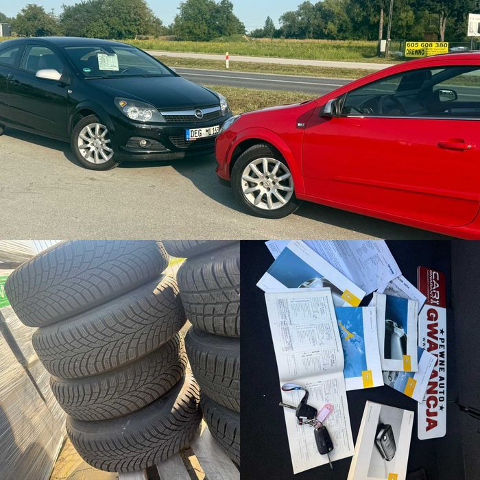 OPEL ASTRA GTC 1,6 16V JAK NOWY Klima Skóry Alu16+koła zimowe