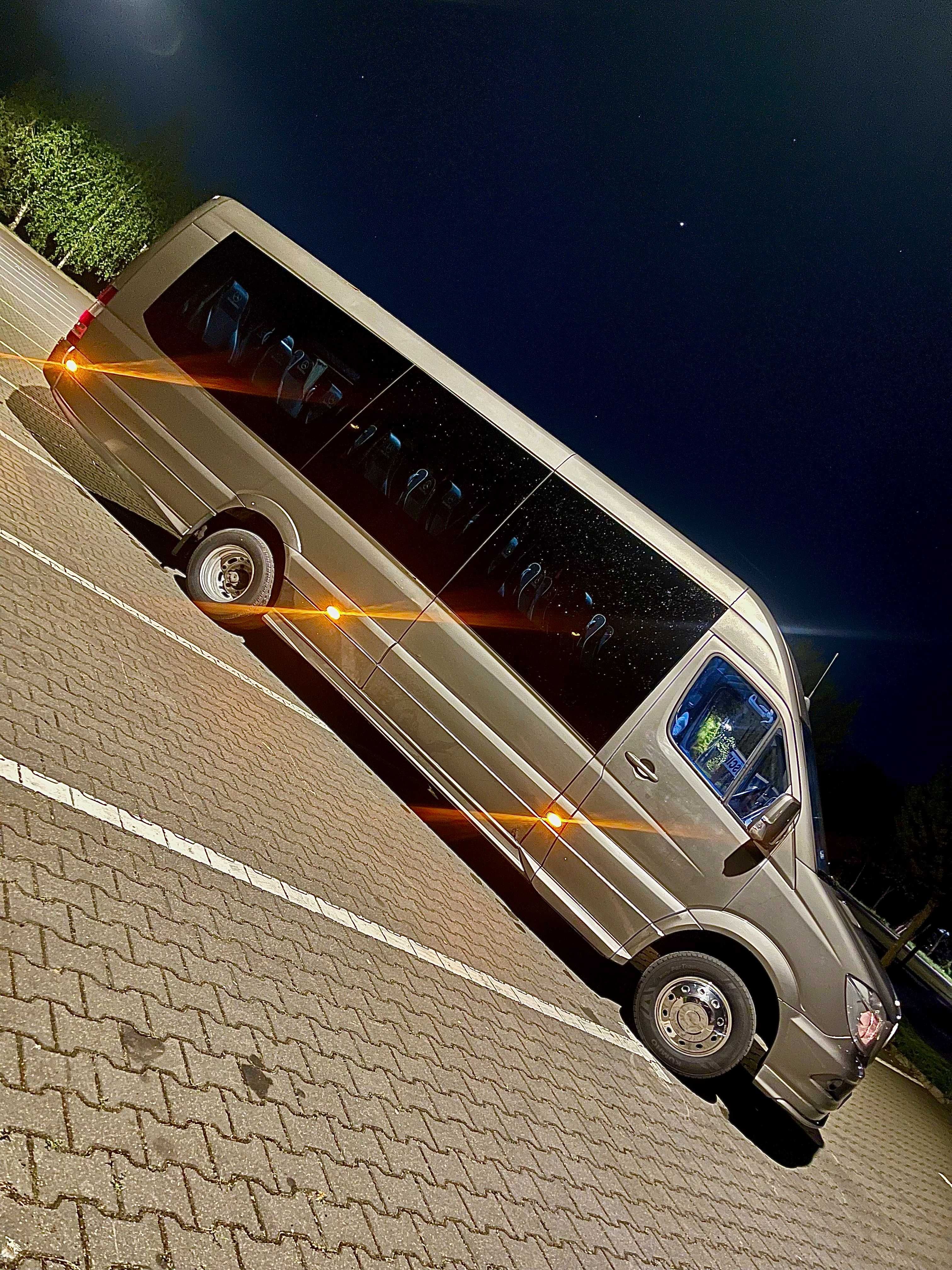 Autobus z kierowcą 1-34 osób przewóz autokar wynajem transport wesela