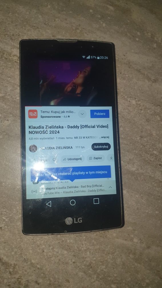 LG-H500f Magna Lte 5' 1/8GB 4x1.2GHz Android 6
