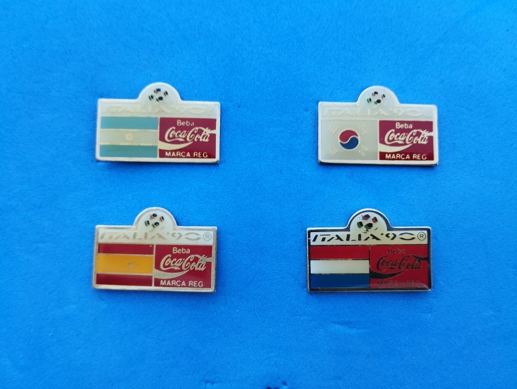 Campeonato Itália 90 com o patrocínio da Coca-Cola