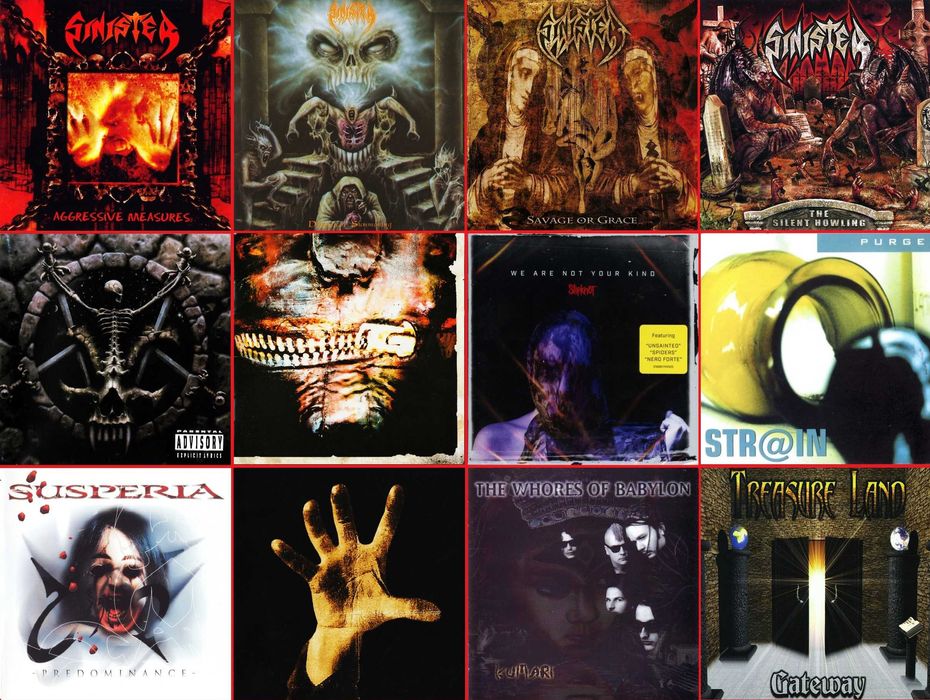 84 CDs - Metal - Raros - Muito Bom Estado