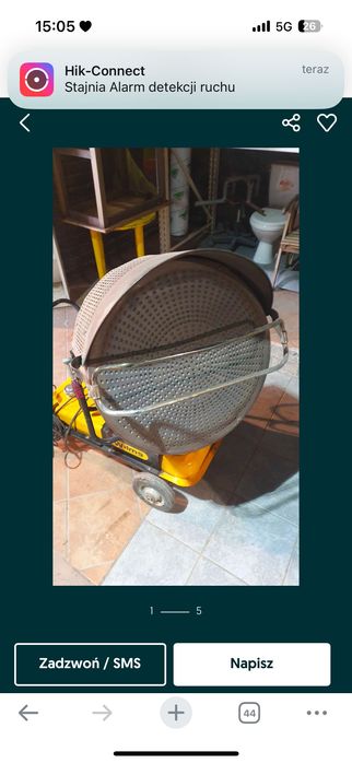 Nagrzewnica na podczerwień willms 6 sprawna