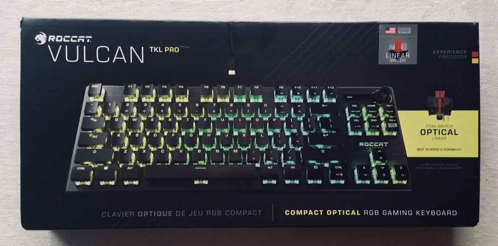 Roccat Vulcan TKL Pro - топовая механическая игровая клавиатура