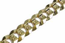 Złoty łańcuszek 14k włoski Pancerka Excellent diament! cc099y 60cm Wr