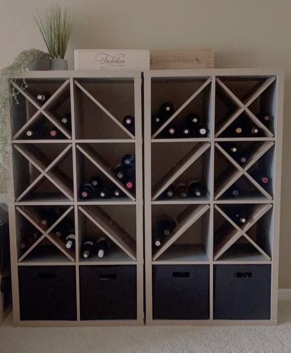 Porta garrafas para estantes Kallax IKEA