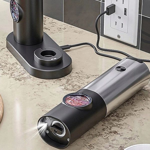 2× Elektryczny Młynek do Soli i Pieprzu Braders Znakomity Zestaw na Pr