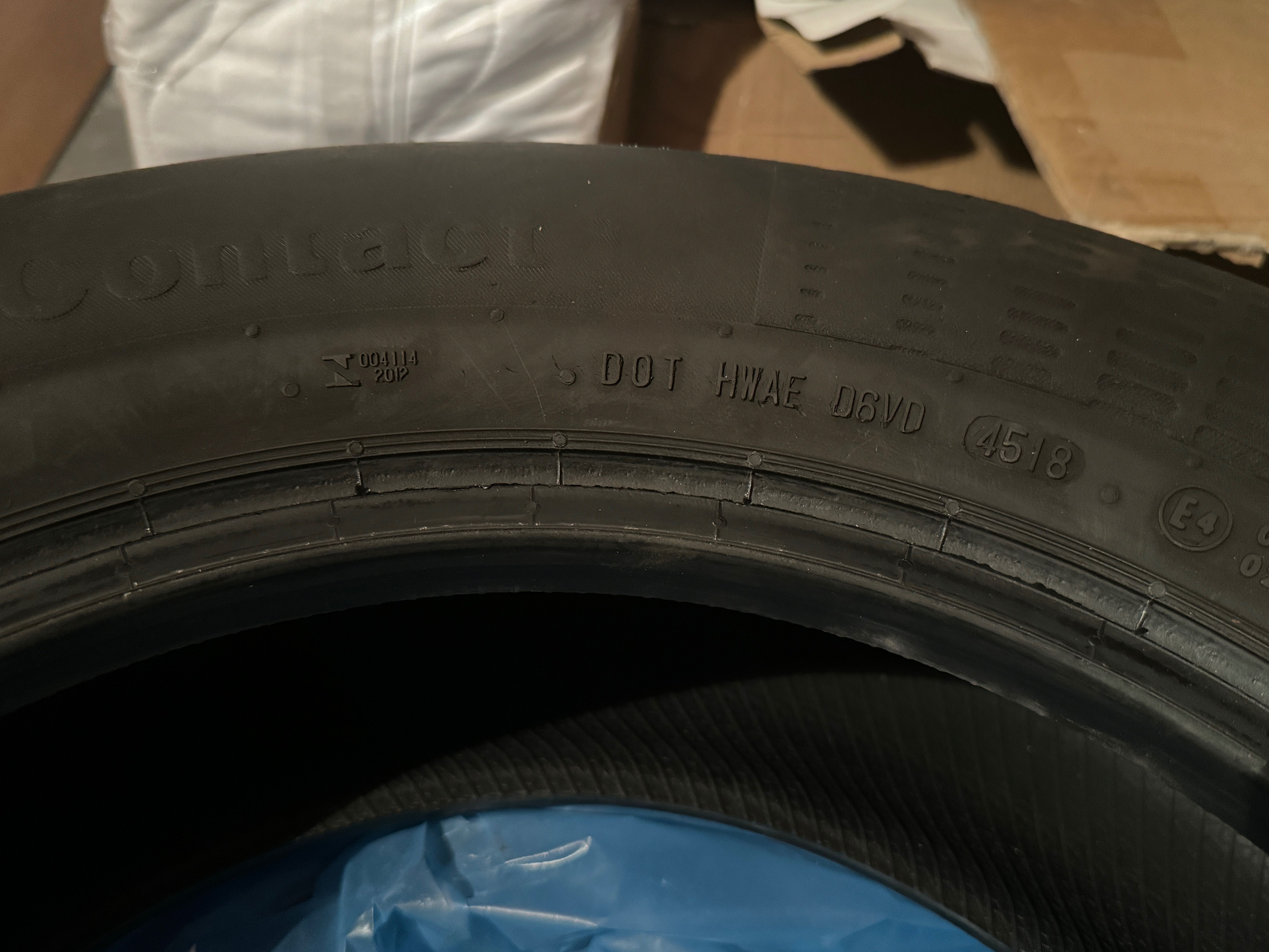 Komplet 4szt. opon letnich ContiEcoContact5 195/65 R15 91H