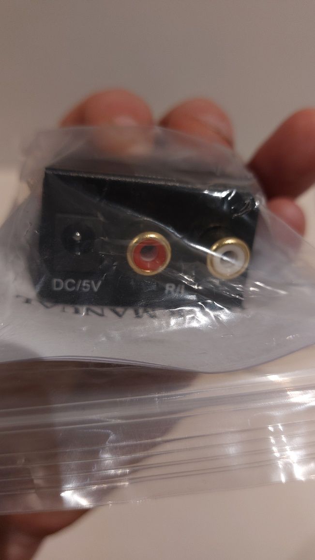 Dac konwerter cyfrowy audio optyk coax.