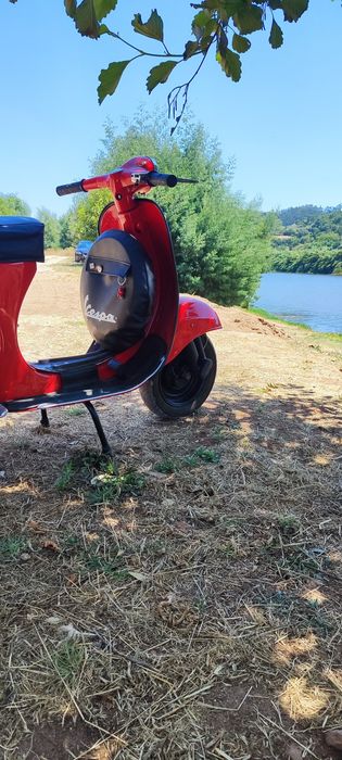 Vespa 50 s 1975 kit 75 restaurada