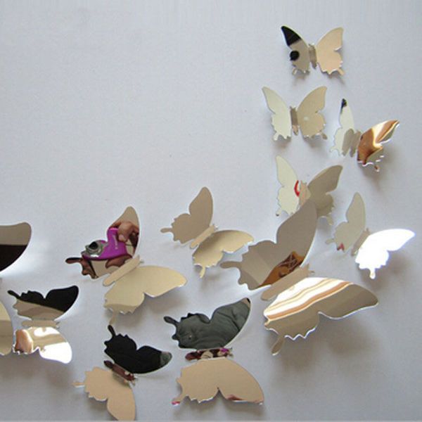 Бабочки декоративные на скотче