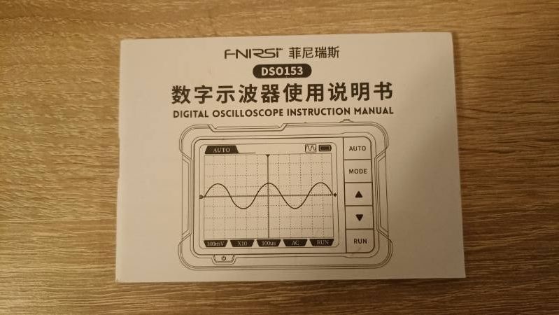 Oscyloskop przenośny FNIRSI DSO153 +sonda + adapter