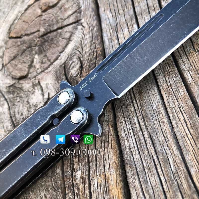 Нож Балисонг/Нож Бабочка/Балисонг/"Black Jaguar"