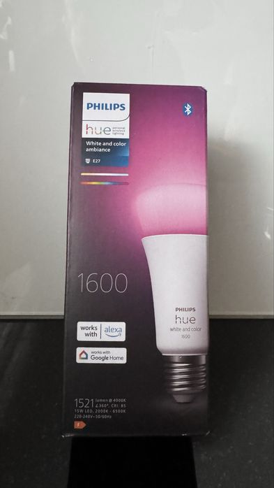 Philips Hue e27 1600 zarowka led rgb 15W