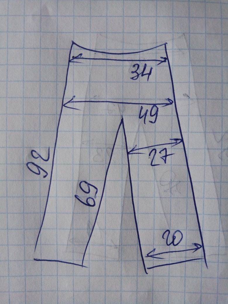 Джинсы на подростка мальчика, штаны брюки подростковые, рост 140-146.