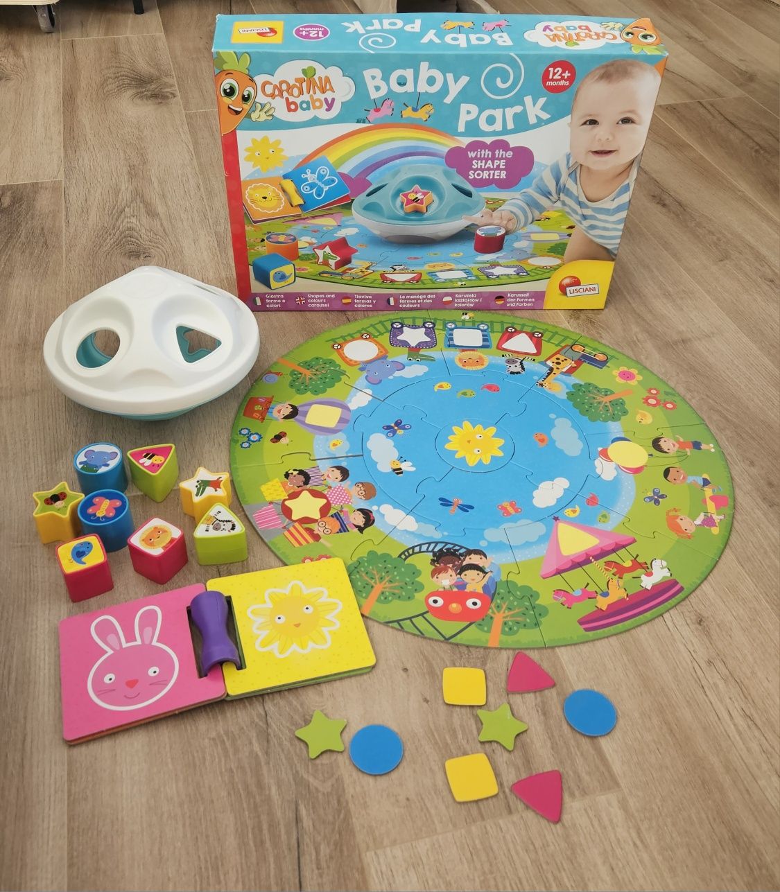 Baby park carotina baby sorter pierwsza gra planszowa  12m+