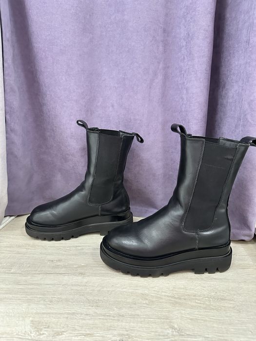 Ботинки челси женские як zara