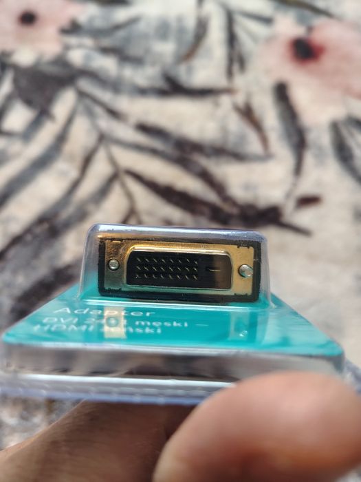 Adapter Hykker DVI 24+1 męski - HDMI żeński