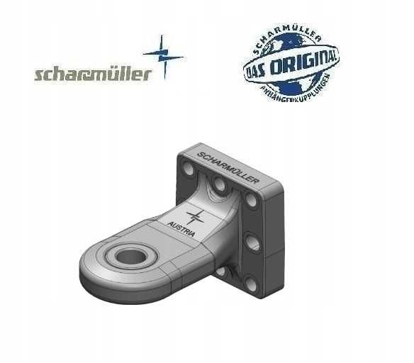 Zaczep oczkowy 110x100 na sworzeń 31mm. Flanszowy ucho dyszla