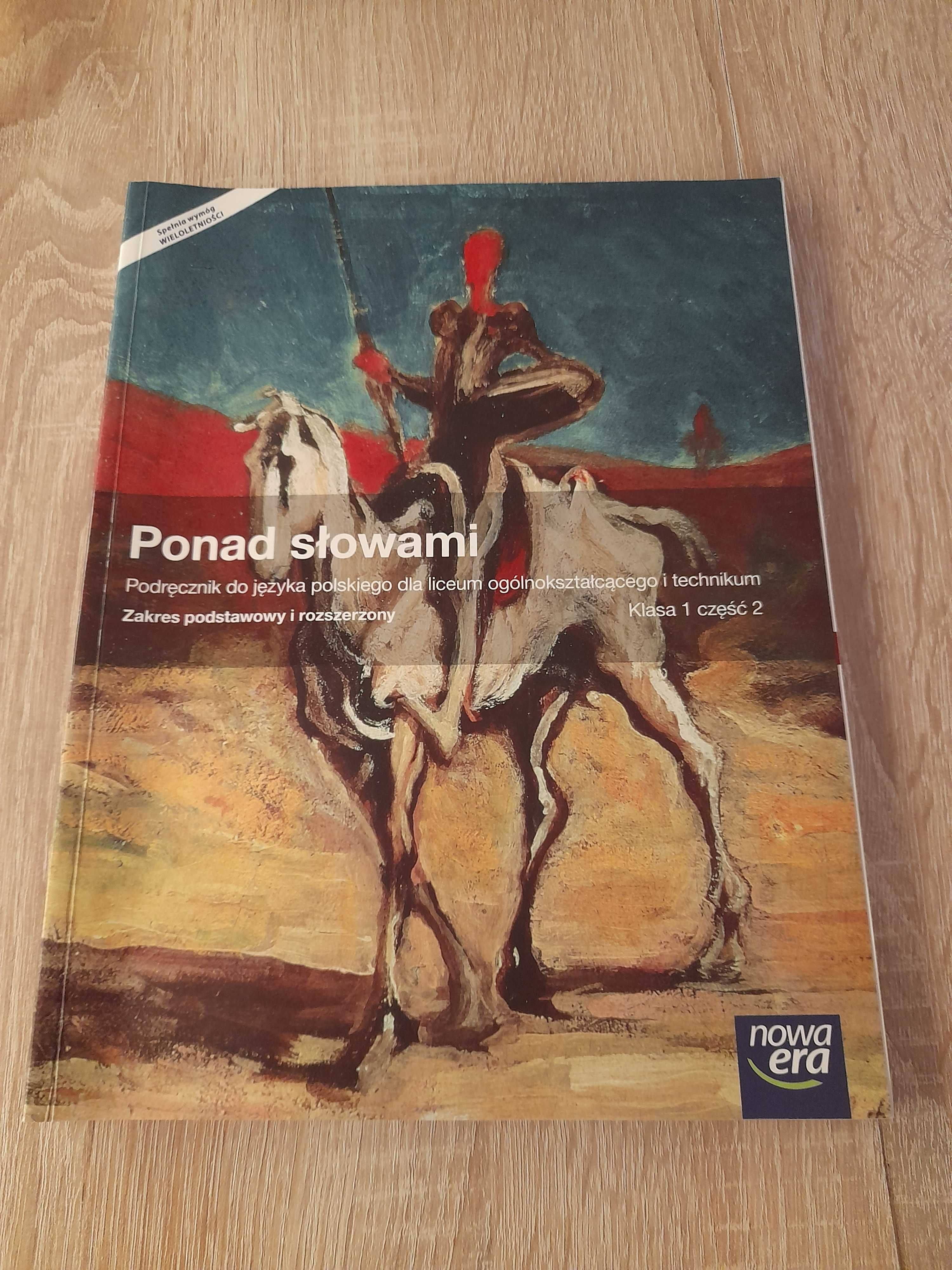 Ponad słowami , podręcznik do języka polskiego,klasa 1 część 2.