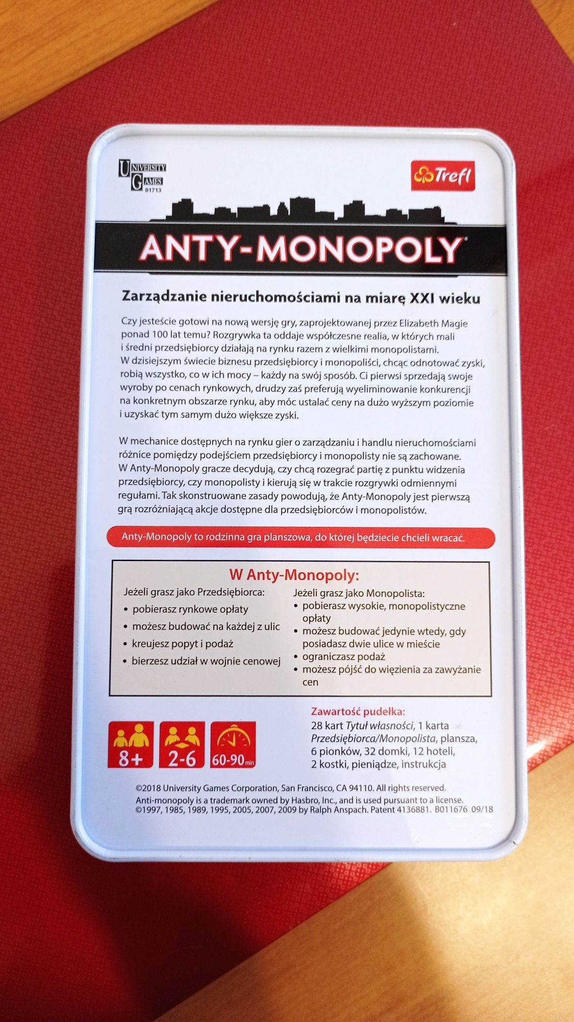gra planszowa Anty Monopoly